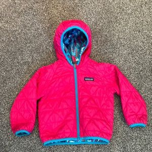 Patagonia Reversible Puff-Ball jacket Girls 2T